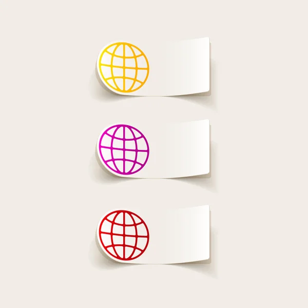 Elemento di design del globo全球范围内设计元素 — 图库矢量图片