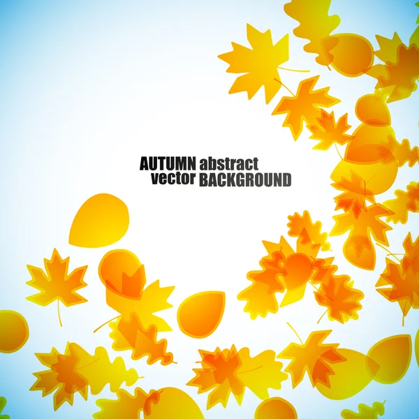 Herfst achtergrond — Stockvector