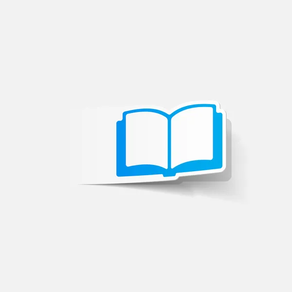 Elemento de diseño libro — Vector de stock