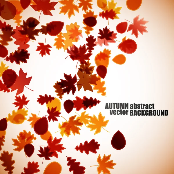 Herfst achtergrond — Stockvector