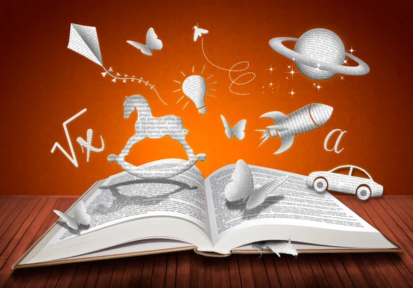 Onderwijs boek — Stockfoto