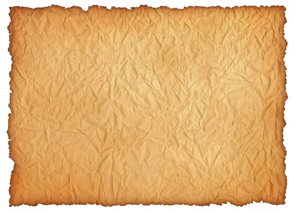 Wrinkly old paper sheet. Digital graphic, high quality. XXL size — Stock Photo, Image