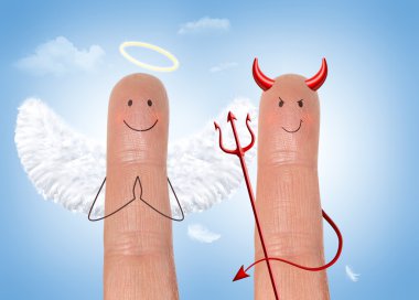 melek ve şeytan - happyfinger