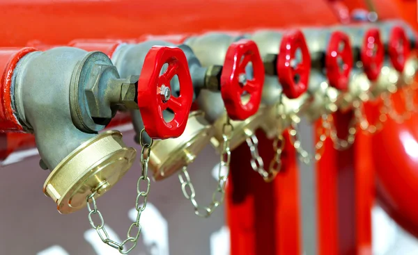 Installation of fire safety — Stock Photo, Image