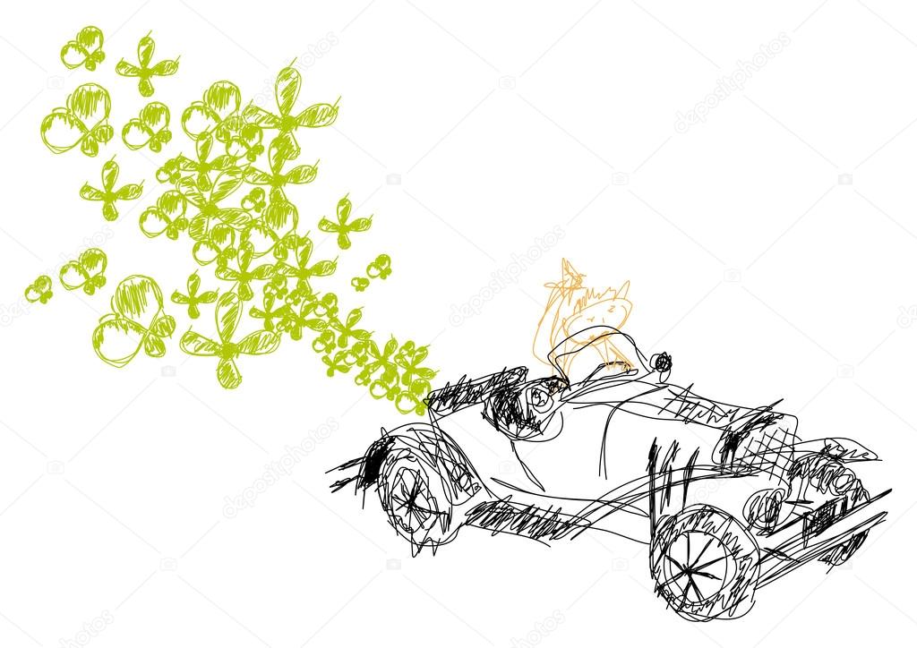 vector ecological car