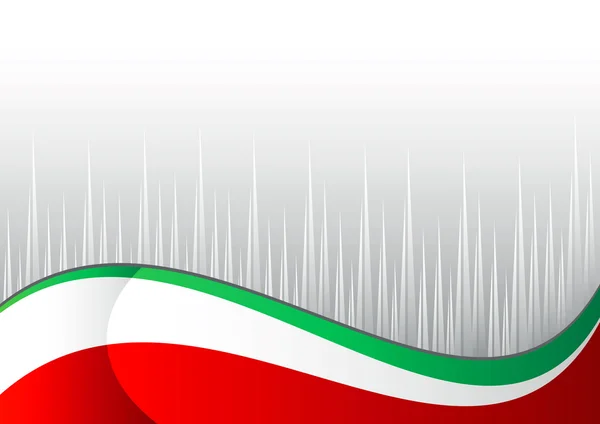 Bandera de Italia — Vector de stock