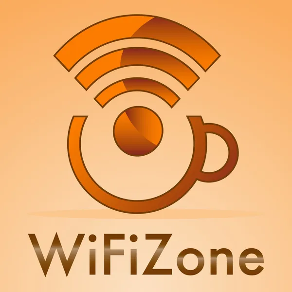 Wifi-Zone — Stockvektor