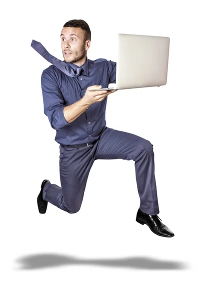 Homem correndo — Fotografia de Stock