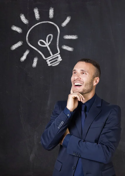 Empresario teniendo una idea — Foto de Stock