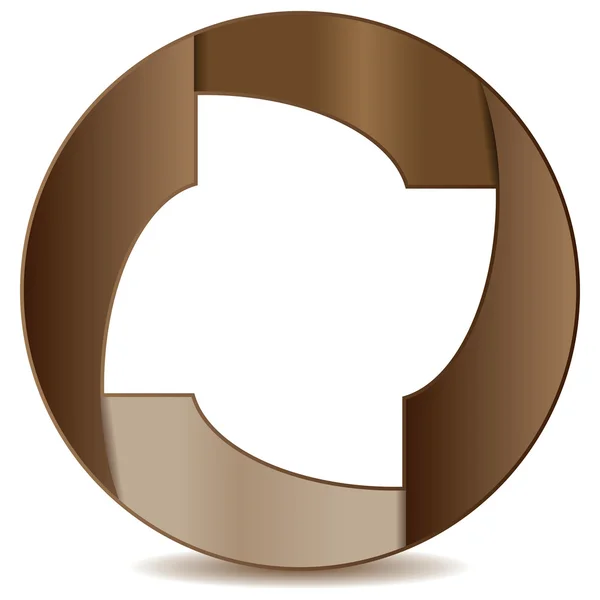 Cirkel logotyp — Stock vektor