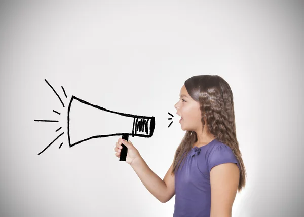 De schreeuw van de kinderen — Stockfoto