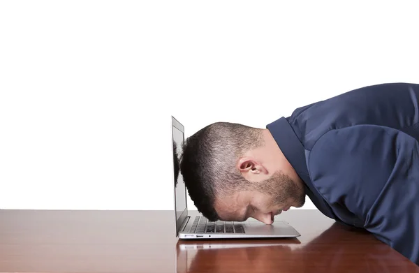 Stressed businessman — Stock Photo, Image