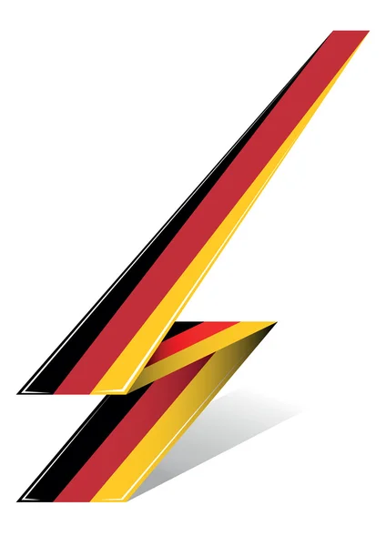 Flecha Alemania — Vector de stock