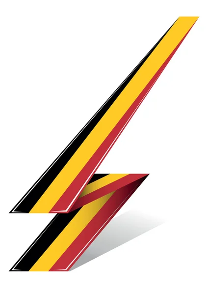 Flèche Belgique — Image vectorielle
