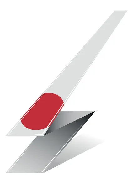 Japan arrow — Stockvector