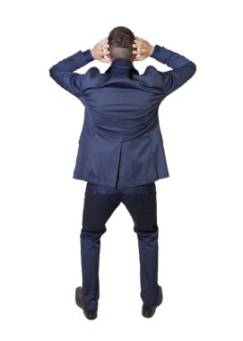genç işadamı çaresiz