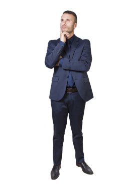 iş adamı, düşünüyor