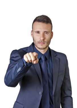buisnessman sana, işaret parmağı