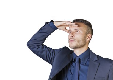 işadamı ufka bakarak