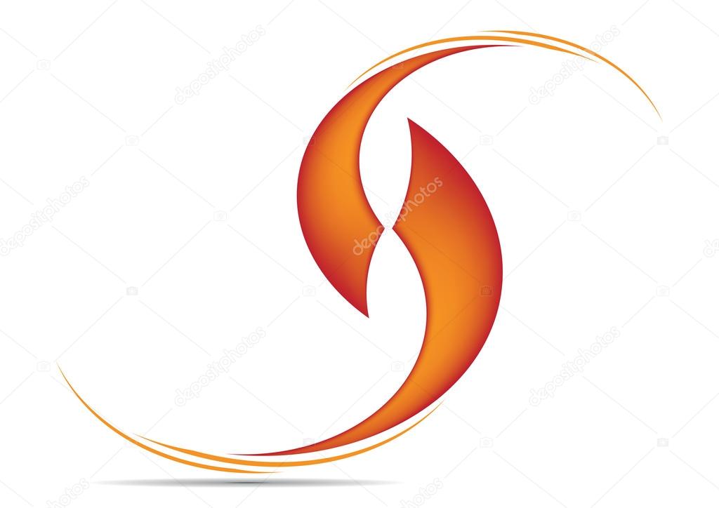 S company icon with red and orange colors