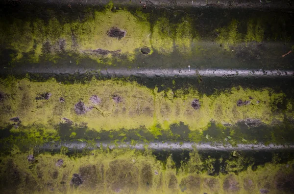 Weathered corrugated metal detail — Stock Photo, Image