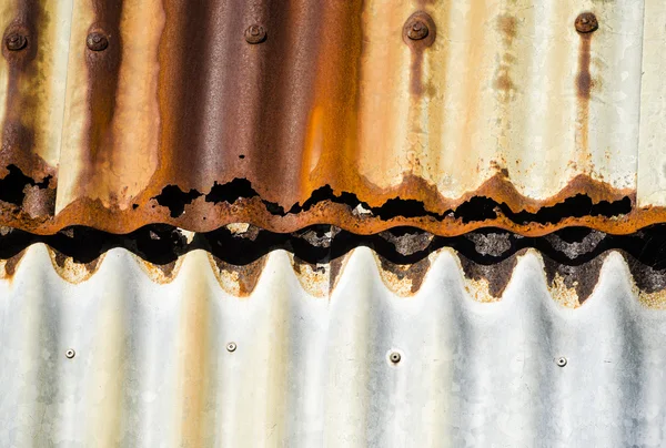 Corrugated metal texture — Stock Photo, Image