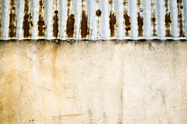 Textura em metal ondulado — Fotografia de Stock