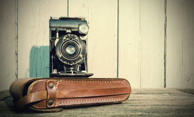 Vintage fotoğraf makinesi