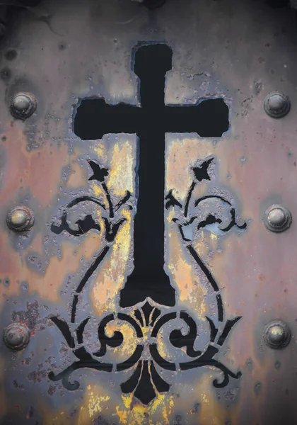 哥特式十字架 — 图库照片
