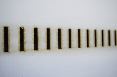 Çizgili perspektif soyut