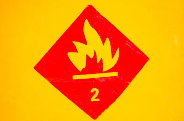 Символ пламени — стоковое фото