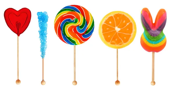 Lolipops - candy on a stick — Stock Photo, Image