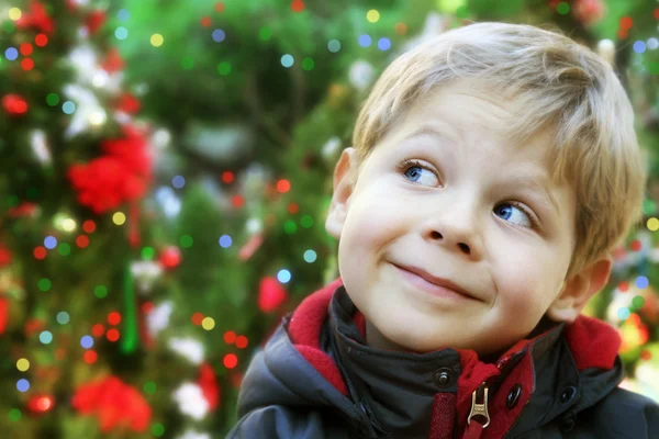 Noel çocuk portresi