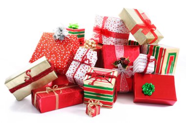 Gift pile clipart