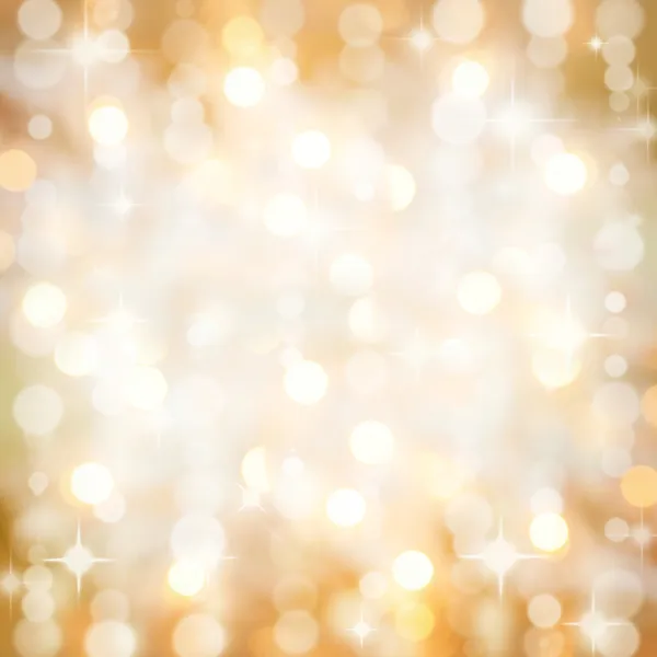 Sparkling golden Christmas party lights background — Stock Photo, Image