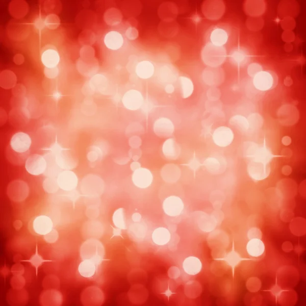 Sparkling red Christmas party lights background — Stock Photo, Image