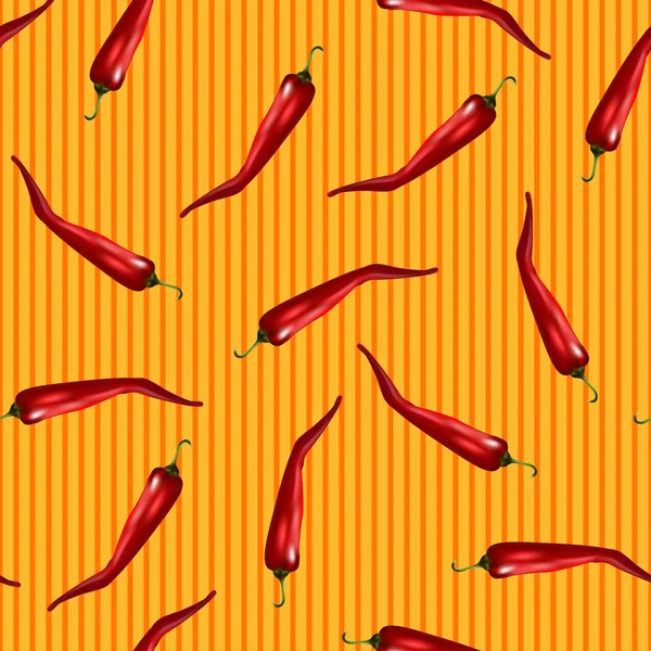 Modèle de chili rouge — Image vectorielle