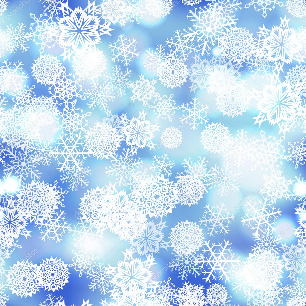 Vector snowflakes background