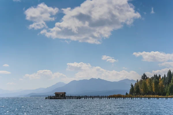 Jetty at lake Tahoe — Stock Photo, Image