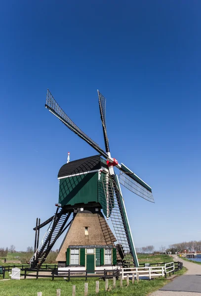 Nederlandse molen de bonk — Stockfoto