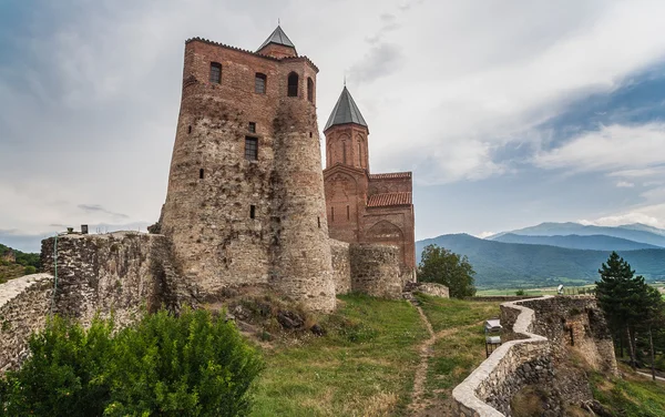 Gremi, cidadela real e Igreja dos Arcanjos em Kakheti — Fotografia de Stock