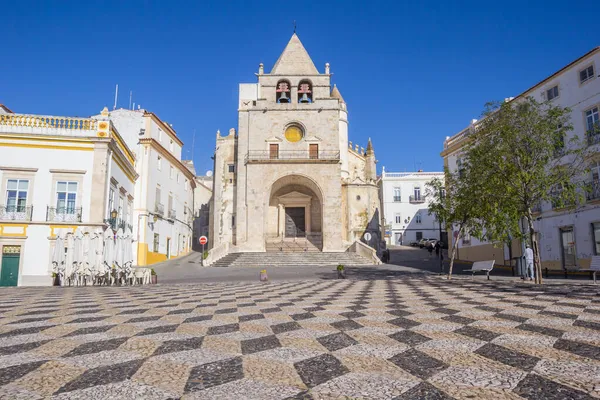 Catedral Histórica Plaza Central Del Mercado Elvas Portugal — Foto de Stock