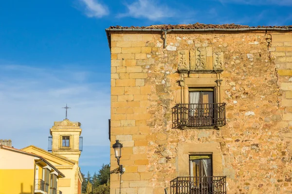 Spanya Nın Tarihi Merkezi Soria Daki Eski Kilise Kulesi — Stok fotoğraf