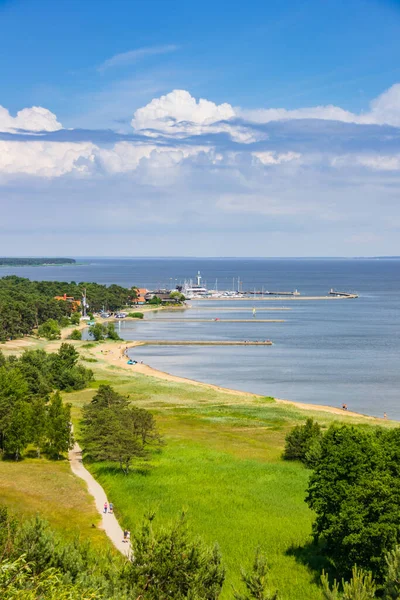 View Highest Dune Curonian Spit Lithuania — Stock Photo, Image