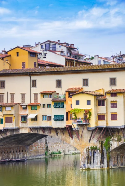 Colorful Ponte Vecchio Historiccenter Florence Italy — Foto de Stock