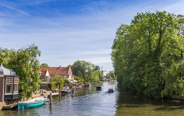 River Vecht Rural Village Loenen Netherlands — Fotografia de Stock