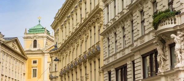 Panorama Arquitectura Barroca Centro Histórico Viena Austria —  Fotos de Stock
