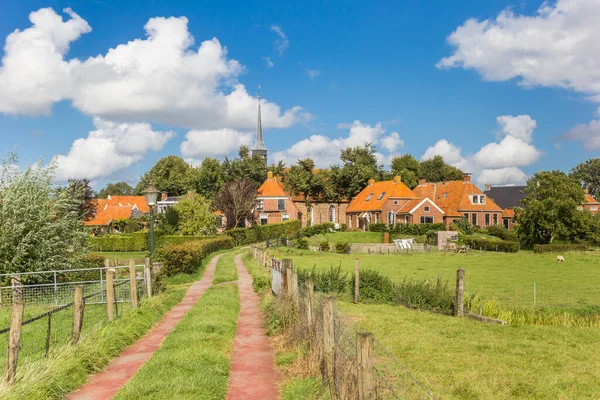 Sentiero Che Conduce Allo Storico Villaggio Niehove Paesi Bassi — Foto Stock