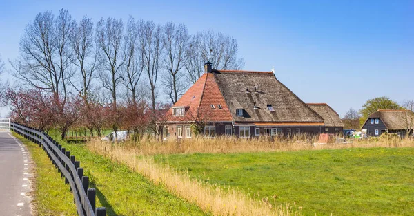 Oude Boerderij Friesland Nederland — Stockfoto