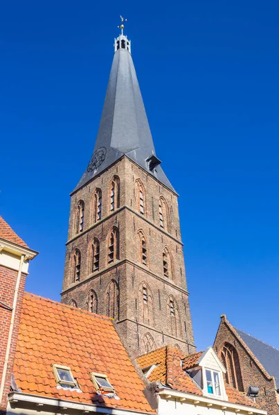 Toren Van Historische Janskerk Kerk Zutphen Nederland — Stockfoto